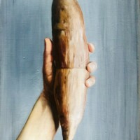 Patate douce - Peinture à l'huile sur toile