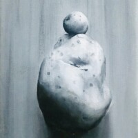 Patate - Peinture à l'huile sur toile