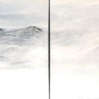 Diptyque Montagne - Peinture à l'huile sur toile