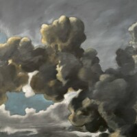 Diptyque nuages Partie 1 - Peinture à l'huile sur toile