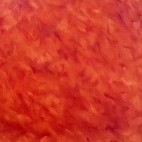 Monochrome orange - Peinture à l’huile sur toile