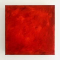 Monochrome rouge - Peinture à l'huile sur toile