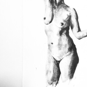 La source
30 x 42 cm
Graphite aquarelle sur papier
Pose d’après Ingres Femme nue - Graphite aquarelle sur papier Pose d’après Ingres