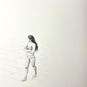 Ahu Daryaei Ahu Daryaei dessin au crayon d'après la vidéo virale